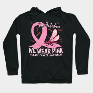 In October Wear Pink - Breast Cancer Awareness Month Hoodie